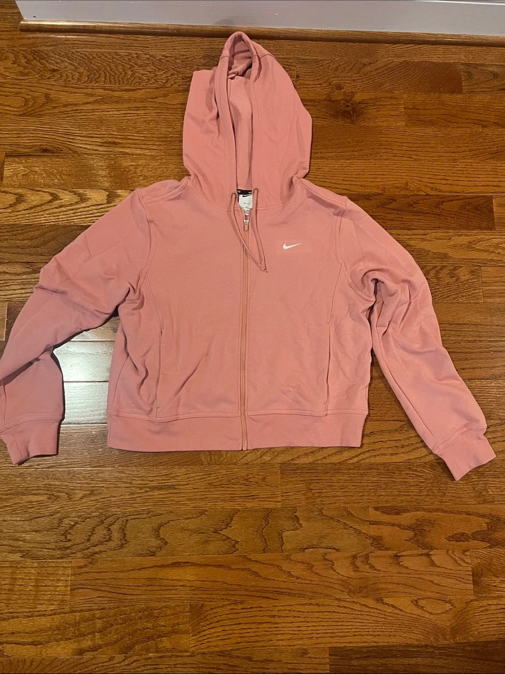 Nike Women's Dusty Pink Full-Zip Hoodie